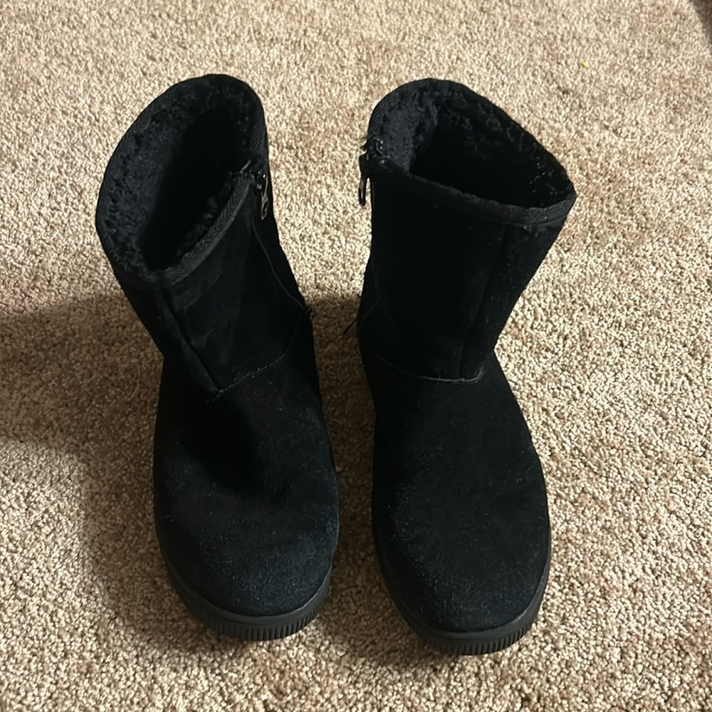 Cat & Jack Girls Black Boots